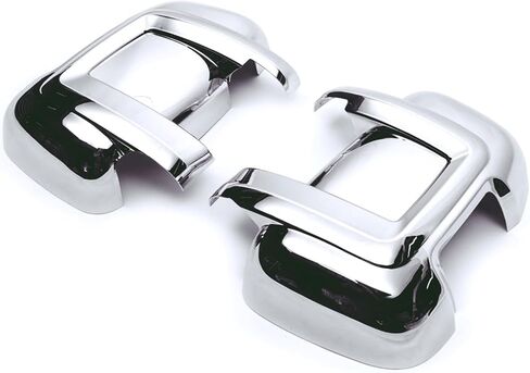 غطاء مرآة Melexi Chrome 2 PCS ABS + Door Handle Cover 4 Door Steel متوافق مع RAM Promaster 2014 فصاعدًا (ذراع قصيرة) in Kuwait