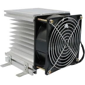 Radiator with Fan for Three Phase Solid State Relay SSR Heat Sink Cooling Fan 80A Y-110 48V DC(LC108) in Kuwait