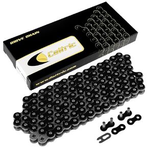 Caltric Black 525-Pitch 120-Links Non-Oring Drive Chain Compatible with ATV/UTV/Quad/Side X Side/Motorcycle/Dirtbike/with Rivet and Clip on Master Links in Saudi Arabia