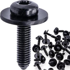 Rexka 30pcs M6-1.0 × 25mm T30 Torx Drive Air Deflector Support Support Front Pumper Screw for VW Audi N90993603 N-909-936-03- Multipurposes in Kuwait