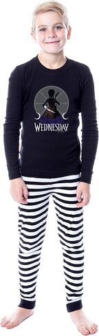 INTIMO The Addams Family Wednesday Family 2 Piece Unisex Sleep Pajama Set in Saudi Arabia