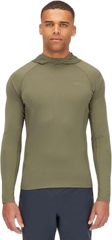 Rab Men's Sonic Hoody - Lightweight Breathable Baselayer Shirt for Hiking & Trail Running in Saudi Arabia