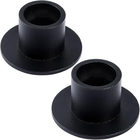 2PCS Black Taper Candle Holders, Matte Iron Candlestick Holders Centerpieces for Home Decoration, Wedding Anniversary, Party, Housewarming Gifts. in Kuwait