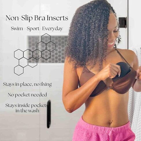 Non-Slip Bra Inserts for Shaping Coverage and Balance in Sports Bras Swimsuits - Oval in Saudi Arabia