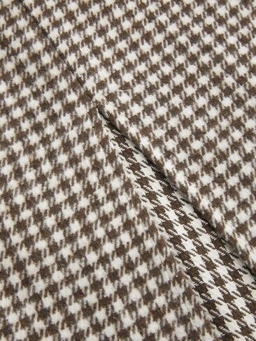 تنانير نبيذ التفاح للنساء تنانير منقوشة مع مزيج من القطن حزام منتصف الخصر تنورة طويلة تنورة طويلة in Kuwait