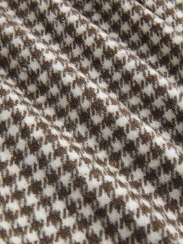 تنانير نبيذ التفاح للنساء تنانير منقوشة مع مزيج من القطن حزام منتصف الخصر تنورة طويلة تنورة طويلة in Kuwait