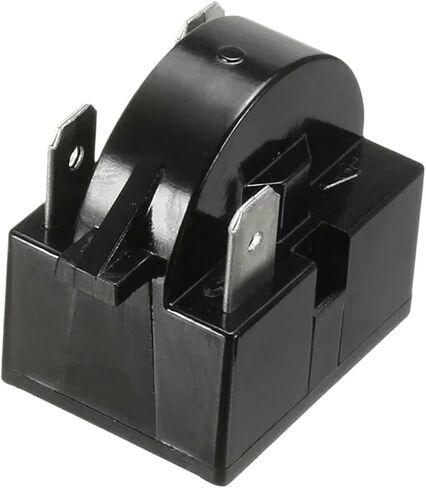 Refrigerator Starter Relay Replacement 2 Pins Compressor Overload Protector Electrical Equipment Supplies(4pin 12ohm 1 6HP) in Saudi Arabia