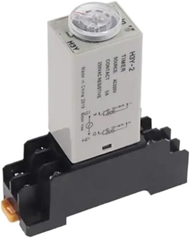 توقيت التأخير 0-60min H3Y-2 DC12V DC24V AC110V AC220V TIME RELAY مع PYF08A 8PIN BASE MINI TIME RELAY (12V DC ، 3M Minute) in Saudi Arabia