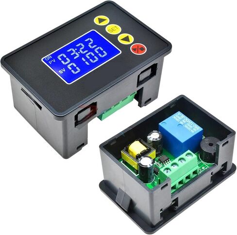 Microcomputer Time Controller DC 12V 24V AC 110V-220V Digital Time Delay Relay Adjustable Relay Time Delay Switch(AC110-220V) in Saudi Arabia