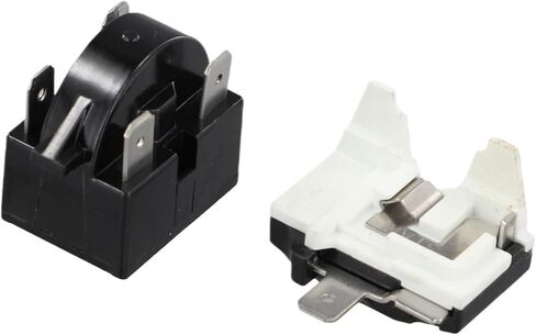 Refrigerator Starter Relay Replacement 2 Pins Compressor Overload Protector Electrical Equipment Supplies(2pin 12ohm 1 3HP) in Saudi Arabia