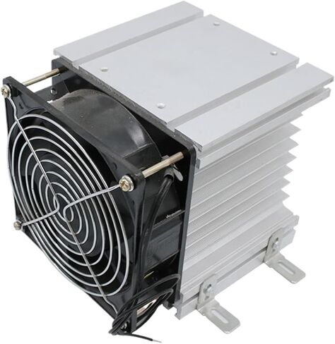 الرادياتير مع المروحة لثلاث طور مرحلة الصلبة ترحيل SSR مروحة تبريد الحرارة الحرارية 80A Y-110 48V DC (LC108) in Saudi Arabia