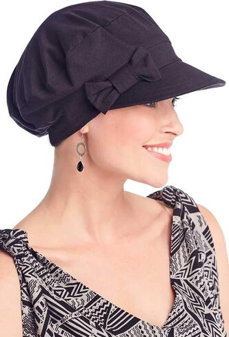 Cardani 100% Cotton Ball Cap with Detachable Bow Versatility Hat - UPF 50+ Sun Protection in Kuwait