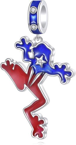 Yafeini Puerto Rico Souners Charm 925 Sterling Silver Coqui Frog Puerto Rico Darms Puerto Rico Gifts for Women in Saudi Arabia