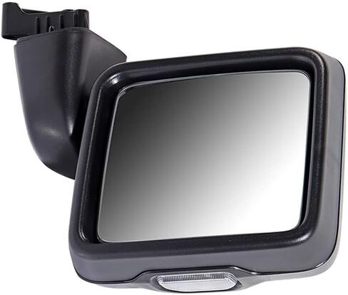 Rearview Mirror Glass, 1 PC Auto Side Heated Mirror Glass, Compatible with Jeep Wrangler JL 2018-2021 CH1321450, 68281890AE (Left Side) in Saudi Arabia