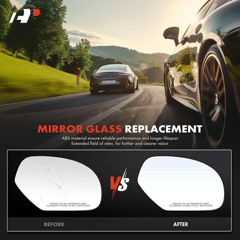 A-Premium Right Passenger Side Non-Heated Mirror Glass with Backing Plate Compatible with 2007-2014 Chevrolet Silverado 1500 2500 HD 3500 HD & GMC Sierra 1500 2500 HD 3500 HD, Replace # 15951109 in Saudi Arabia