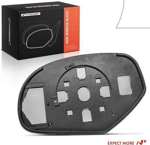 A-Premium Right Passenger Side Non-Heated Mirror Glass with Backing Plate Compatible with 2007-2014 Chevrolet Silverado 1500 2500 HD 3500 HD & GMC Sierra 1500 2500 HD 3500 HD, Replace # 15951109 in Saudi Arabia