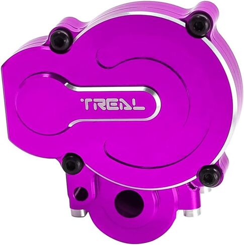 TREAL Aluminum 7075 Transmission Gear Box Assembly Set for FMS FCX24 Power Wagon (Blue) in Saudi Arabia