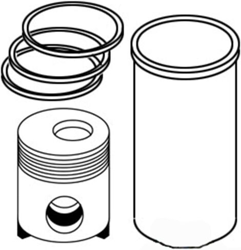 RapArts SK199 New Piston Liner Kit تناسب نماذج جرار أوليفر البيضاء 77 550 770 + in Kuwait