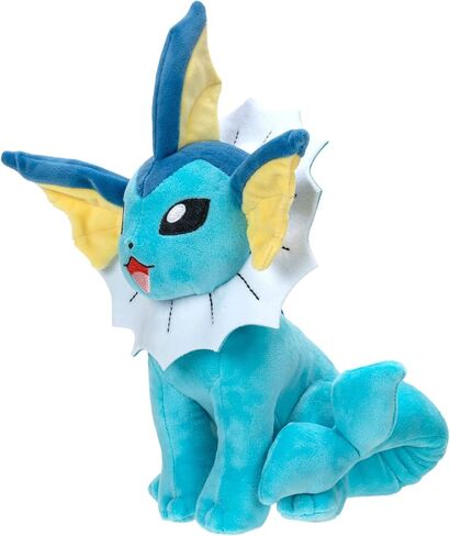 Pokémon 8-Inch Vaporeon Plush - Adorable, Ultra-Soft, Plush Toy, Perfect for Playing & Displaying - Gotta Catch ‘Em All in Saudi Arabia