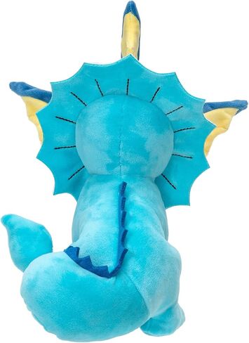 Pokémon 8-Inch Vaporeon Plush - Adorable, Ultra-Soft, Plush Toy, Perfect for Playing & Displaying - Gotta Catch ‘Em All in Saudi Arabia