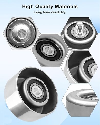 Drive Belt Idler Pulley Tensioner Fit for Lexus IS250C/350C Toyota Highlander 4Runner Camry Sienna FJ Cruiser Replace 16620-31031 16620-31020 in Saudi Arabia