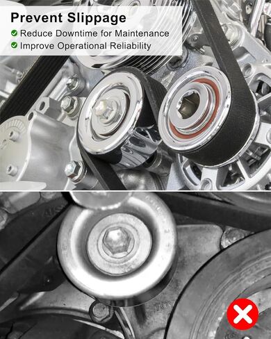 Drive Belt Idler Pulley Tensioner Fit for Lexus IS250C/350C Toyota Highlander 4Runner Camry Sienna FJ Cruiser Replace 16620-31031 16620-31020 in Saudi Arabia