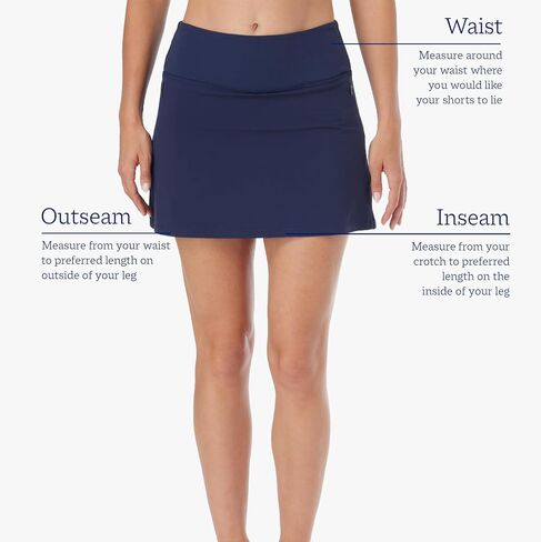 Fair Harbor The Corliss Skort –– Women's Athletic Skort –– Quick Dry Fabric with Invisible Zipper Pockets in Saudi Arabia