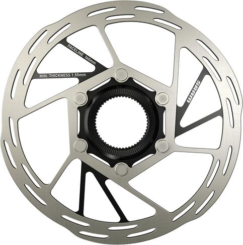 SRAM Paceline Disc Brake Rotor, 140mm, CenterLock, Silver/Black in Saudi Arabia