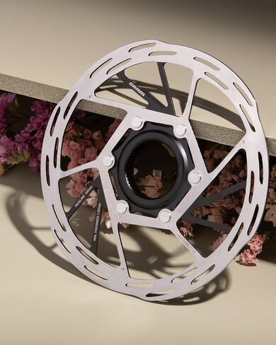 SRAM Paceline Disc Brake Rotor, 140mm, CenterLock, Silver/Black in Saudi Arabia