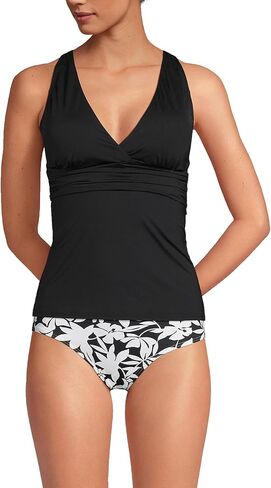 LANDS 'END WIND D-CUP V-NECK PRANGED X Back Tankini Top in Saudi Arabia