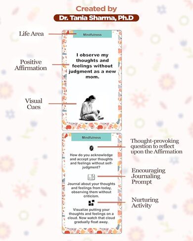 Life Sutra - بطاقات تأكيد يومية لرحلة الأب للآباء الجدد، 80 بطاقة تأكيد ذاتية إيجابية للتشجيع ودعم الأبوة، هدايا للأب لأول مرة لرحلة إلى الأبوة in Saudi Arabia