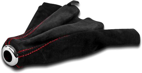 مواصفات توليف الجلد من جلد الغزال اليدوي يدوي الغلاف مع خياطة حمراء متوافقة مع هوندا سيفيك/أكورا integra in Kuwait