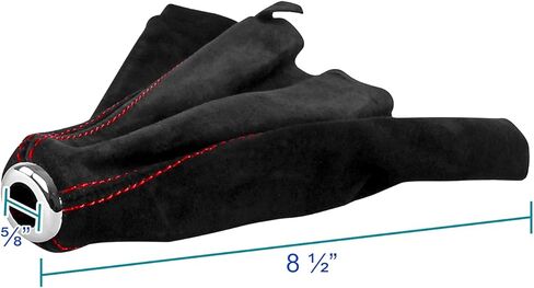 مواصفات توليف الجلد من جلد الغزال اليدوي يدوي الغلاف مع خياطة حمراء متوافقة مع هوندا سيفيك/أكورا integra in Kuwait