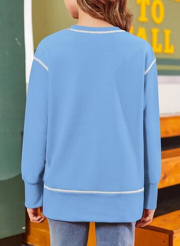 الفتيات Blibean الأكمام الطويلة Sweathirts Tops Tops Size 6-15 Years in Kuwait