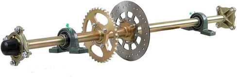 18x9.50-8 18x9.5x8 إطارات وعجلات ATV و 44 "GO KART REAL LIVE AXLE COMPLE in Saudi Arabia