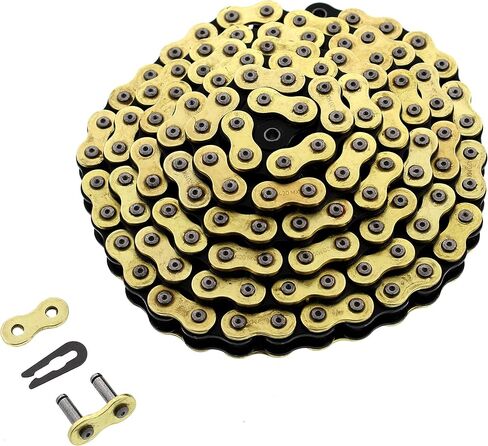 Gold MXG CZ Chain 420MXG-120 يناسب Yamaha TT-R50 2006-2022 سلسلة غير O-Ring 120L in Saudi Arabia