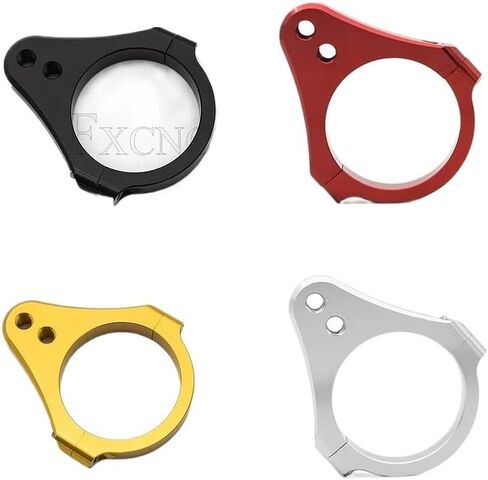 33 35 36 37 39 40 41 43 45 47 48 49 50 51 52 53 54 55 56 MM Steering Damper Stabilizer Clamp Mounting Adapter Bracket Fit for(Black 52mm) in Saudi Arabia