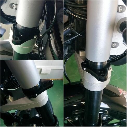 33 35 36 37 39 40 41 43 45 47 48 49 50 51 52 53 54 55 56 MM Steering Damper Stabilizer Clamp Mounting Adapter Bracket Fit for(Black 52mm) in Saudi Arabia
