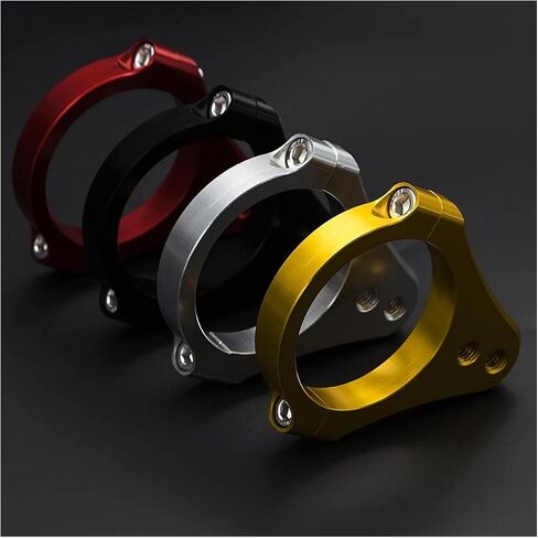 33 35 36 37 39 40 41 43 45 47 48 49 50 51 52 53 54 55 56 MM Steering Damper Stabilizer Clamp Mounting Adapter Bracket Fit for(Black 52mm) in Saudi Arabia