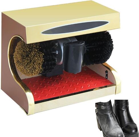 Commercial Shoe Polishing Machine with Soft and Hard Brush, Electric Shoe Shine Polisher, Fully Automatic Induction Small Shoe Polisher in Saudi Arabia