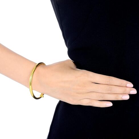 CHOW SANG SANG 999.9 24K Solid Gold Price-by-Weight 75.98g Gold Polished Finished Slip-On Bangle for Women 09218K | Adjustable Size in Saudi Arabia