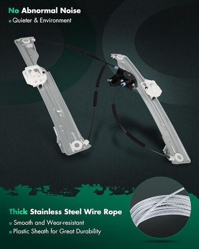 منظم نافذة الطاقة SCITOO مع محرك مناسب لـ 2013 2014 2015 2016 2017 2018 2019 لفورد إسكيب الجانب الأيمن الأمامي 751-715 in Kuwait