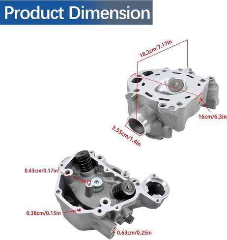 استبدال رأس أسطوانة WFLNHB لـ Honda Foreman 500 TRX500 SXS500 TRX420 بديل لـ 12200-HP7-A01 2009-2024 in Saudi Arabia