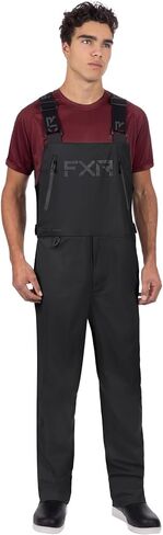 FXR Men's Adventure Lite Tri-Laminate Bib Pant 2025 (Black - Small) in Saudi Arabia