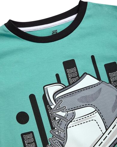 Pro Athlete Boys T Shirts - Soft Cotton Blend Short Sleeve Graphic Tees for Athleisure - Casual Boys Athletic Shirts (8-16) in Kuwait