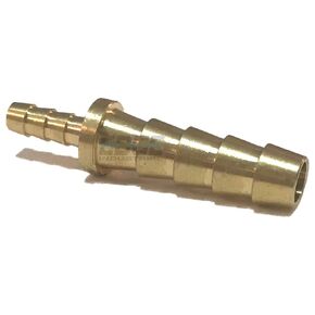 1/4" X 1/8" Hose ID Brass Barb Reducer SPLICER Fitting Fuel / AIR / Water / Oil / Gas / WOG (Qty 1)