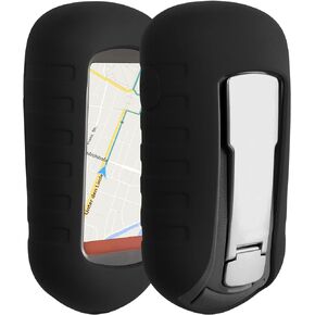 kwmobile Case Compatible with Garmin Oregon 450 / Oregon 400 / Oregon 300 - GPS Handset Navigation System Soft Silicone Skin Protective Cover - Black