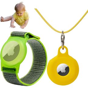 سوار Airtag للأطفال قلادة Airtag للأطفال، سوار معصم Airtag مريح وآمن للأطفال، قلادة Airtag للأطفال والكبار | علامة الهواء للأطفال AirTag حزام الساعة in Kuwait