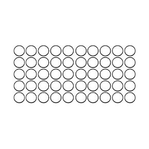 Sterling Seal ORBN320x50 O-Ring, Number-320 Standard, Good/Excellent Resistance to Many Petroleum Oils/Greases, Hydraulic Fluids, Alcohol, Buna Nitrile Rubber, 1-1/8" ID, 1-1/2" OD (Pack of 50)