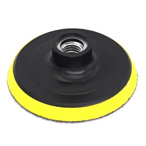 Backer Pad 4-Inch Hook and Loop Backing Pad with 0.3" Drill Adapter for Polishing Sanding